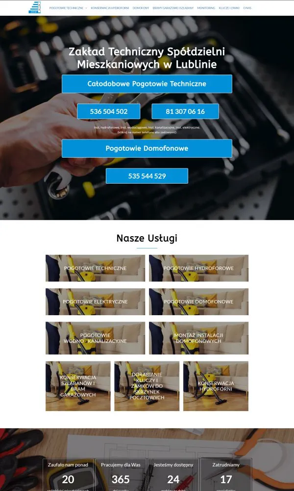 ZtSM Lublin-Strona internetowa WordPress-nowa strona ZtSM-ImpactProject
